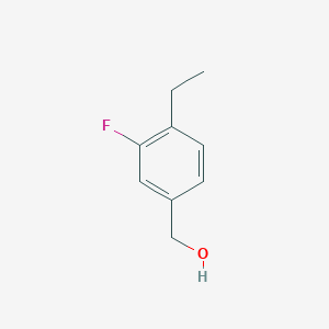 molecular formula C9H11FO B13470524 (4-Ethyl-3-fluorophenyl)methanol 