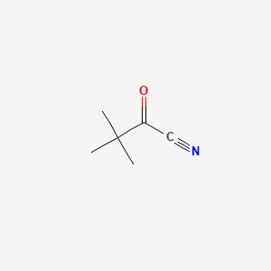 molecular formula C6H9NO B1347056 Pivaloyl cyanide CAS No. 42867-40-3
