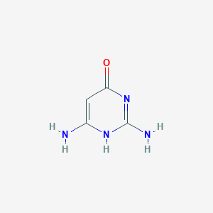 molecular formula C4H6N4O B134706 2,4-Diamino-6-hydroxypyrimidine CAS No. 143504-99-8