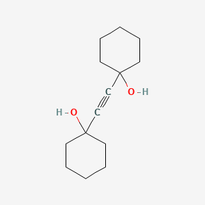 molecular formula C14H22O2 B1347061 1,1'-Ethynylenedicyclohexanol CAS No. 78-54-6