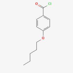 molecular formula C12H15ClO2 B1347062 Benzoyl chloride, 4-(pentyloxy)- CAS No. 36823-84-4