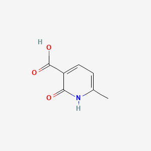 molecular formula C7H7NO3 B1347064 2-Hydroxy-6-methylnicotinic acid CAS No. 38116-61-9