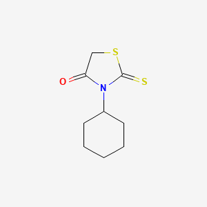 molecular formula C9H13NOS2 B1347074 Rhodanine, 3-cyclohexyl- CAS No. 6322-59-4