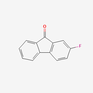 molecular formula C13H7FO B1347075 2-Fluoro-9-fluorenone CAS No. 343-01-1
