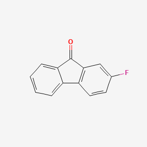 molecular formula C13H7FO B1347075 2-Fluoro-9H-fluoren-9-one CAS No. 343-01-1