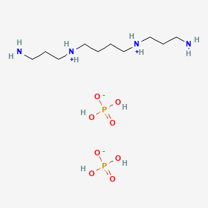 4,9-Diazadodecamethylenediamine bis(phosphate)