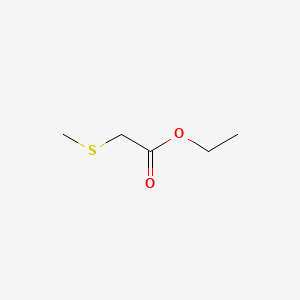 molecular formula C5H10O2S B1347096 Ethyl (methylthio)acetate CAS No. 4455-13-4