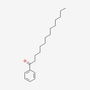 molecular formula C20H32O B1347098 Tetradecanophenone CAS No. 4497-05-6