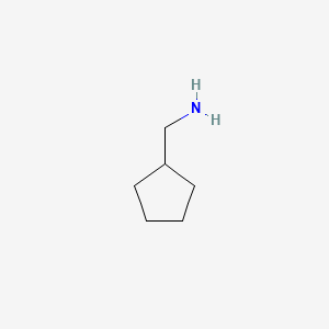 molecular formula C6H13N B1347104 Cyclopentylmethanamine CAS No. 6053-81-2