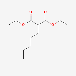 molecular formula C12H22O4 B1347105 戊基丙二酸二乙酯 CAS No. 6065-59-4