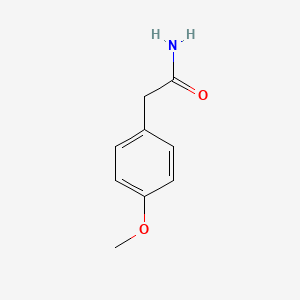 molecular formula C9H11NO2 B1347108 2-(4-Methoxyphenyl)acetamide CAS No. 6343-93-7