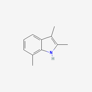 molecular formula C11H13N B1347111 2,3,7-Trimethylindole CAS No. 27505-78-8
