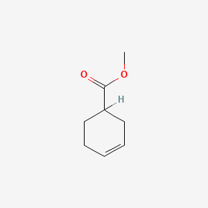 molecular formula C8H12O2 B1347113 3-Cyclohexene-1-carboxylic acid, methyl ester CAS No. 6493-77-2