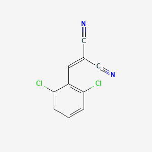 molecular formula C10H4Cl2N2 B1347115 Propanedinitrile, ((2,6-dichlorophenyl)methylene)- CAS No. 2972-79-4