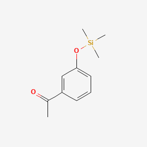 molecular formula C11H16O2Si B13471163 Acetophenone, 3'-(trimethylsiloxy)- CAS No. 33342-86-8