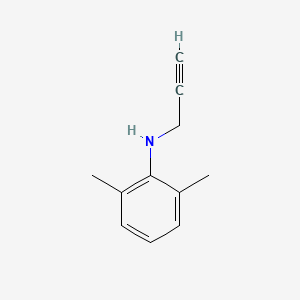 molecular formula C11H13N B1347127 2,6-dimethyl-N-prop-2-ynyl-aniline CAS No. 74248-48-9