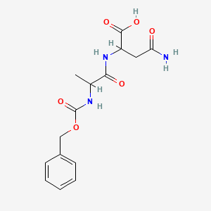 molecular formula C15H19N3O6 B1347135 Z-Ala-Asn-OH CAS No. 21467-12-9