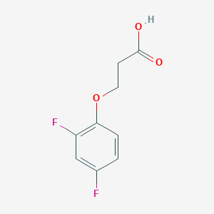 molecular formula C9H8F2O3 B1347137 3-(2,4-二氟苯氧基)丙酸 CAS No. 777-28-6