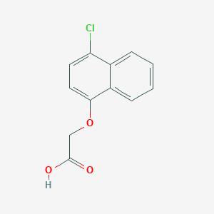 molecular formula C12H9ClO3 B1347138 [(4-氯-1-萘基)氧基]乙酸 CAS No. 835-08-5