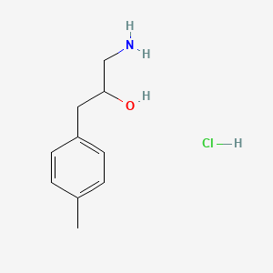 molecular formula C10H16ClNO B13471392 1-Amino-3-(4-methylphenyl)propan-2-ol hydrochloride 