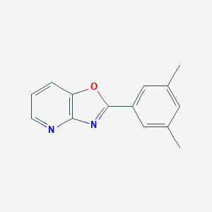 molecular formula C14H12N2O B134714 2-(3,5-Dimethylphenyl)[1,3]oxazolo[4,5-b]pyridine CAS No. 62089-33-2