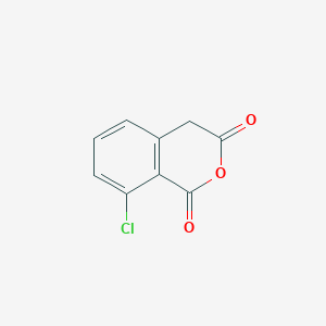 molecular formula C9H5ClO3 B13471479 8-chloro-3,4-dihydro-1H-2-benzopyran-1,3-dione 