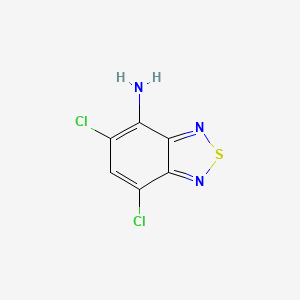molecular formula C6H3Cl2N3S B1347150 4-Amino-5,7-dichloro-2,1,3-benzothiadiazol CAS No. 16407-86-6