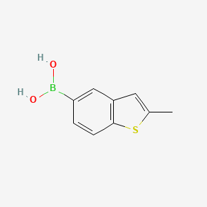 molecular formula C9H9BO2S B13471514 B-(2-methylbenzo[b]thien-5-yl)boronic acid 