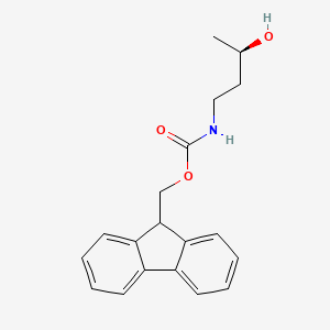 molecular formula C19H21NO3 B13471535 (R)-(9H-Fluoren-9-yl)methyl 3-hydroxybutylcarbamate 