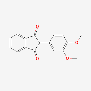 2-(3,4-Dimethoxyphenyl)-1H-indene-1,3(2H)-dione