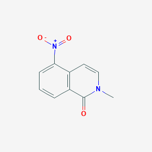 molecular formula C10H8N2O3 B1347158 2-Methyl-5-nitro-2H-isoquinolin-1-one CAS No. 42792-96-1