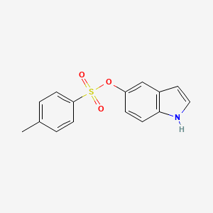 molecular formula C15H13NO3S B13471737 5-(Para-toluenesulfonyloxy)indole 
