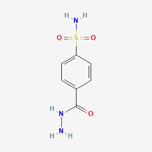 molecular formula C7H9N3O3S B1347176 4-(Hydrazinecarbonyl)benzenesulfonamide CAS No. 35264-29-0