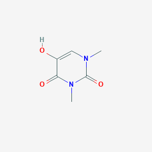 molecular formula C6H8N2O3 B1347179 1,3-Dimethyl-5-hydroxyuracil CAS No. 20406-86-4