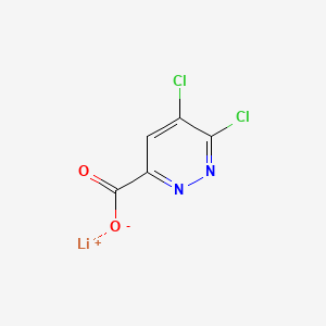 molecular formula C5HCl2LiN2O2 B13471811 Lithium(1+) 5,6-dichloropyridazine-3-carboxylate 