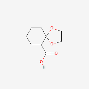 molecular formula C9H14O4 B1347184 1,4-Dioxaspiro[4.5]decane-6-carboxylic acid CAS No. 4746-93-4
