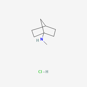 molecular formula C8H16ClN B13471855 N-methylbicyclo[2.2.1]heptan-1-amine hydrochloride 