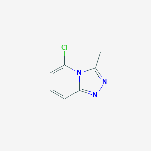 molecular formula C7H6ClN3 B1347189 5-Chloro-3-methyl-[1,2,4]triazolo[4,3-a]pyridine CAS No. 66999-59-5