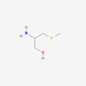 molecular formula C4H11NOS B1347196 2-Amino-3-(methylsulfanyl)propan-1-ol CAS No. 69977-56-6