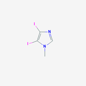 molecular formula C4H4I2N2 B1347203 4,5-diiodo-1-methyl-1H-imidazole CAS No. 37067-96-2