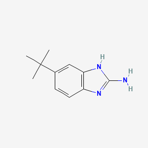 molecular formula C11H15N3 B13472043 5-(tert-Butyl)-1H-benzo[d]imidazol-2-amine 