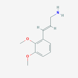 molecular formula C11H15NO2 B13472058 3-(2,3-Dimethoxyphenyl)prop-2-en-1-amine 