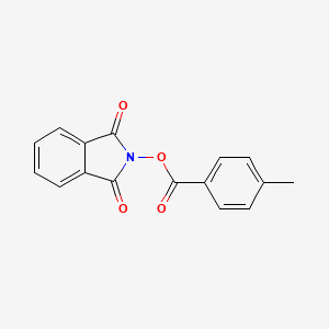 molecular formula C16H11NO4 B13472077 1,3-Dioxoisoindolin-2-yl 4-methylbenzoate 