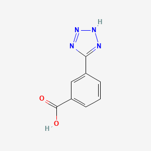 molecular formula C8H6N4O2 B1347213 3-(1H-Tetrazol-5-yl)benzoic Acid CAS No. 73096-39-6