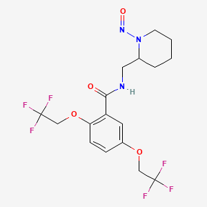molecular formula C17H19F6N3O4 B13472179 N-Nitroso Flecainide CAS No. 2901109-58-6