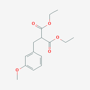 B134722 2-[(3-Methoxyphenyl)methyl]-propanedioic Acid 1,3-Diethyl Ester CAS No. 61227-48-3