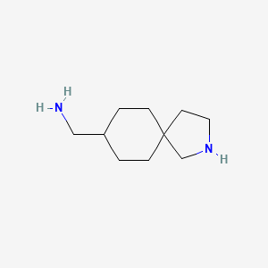 molecular formula C10H20N2 B13472205 2-Azaspiro[4.5]decan-8-ylmethanamine 