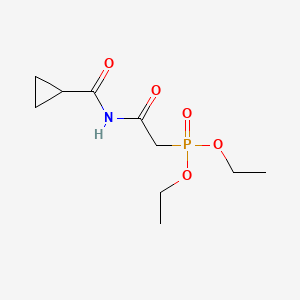 molecular formula C10H18NO5P B13472268 Diethyl [2-(cyclopropylformamido)-2-oxoethyl]phosphonate 