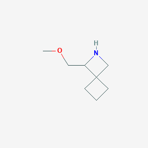 molecular formula C8H15NO B13472275 1-(Methoxymethyl)-2-azaspiro[3.3]heptane 