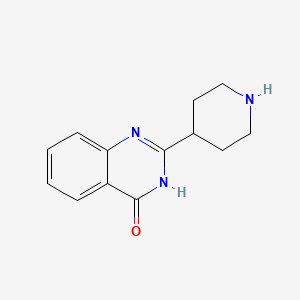 molecular formula C13H15N3O B13472276 2-(Piperidin-4-yl)-3h-quinazolin-4-one 